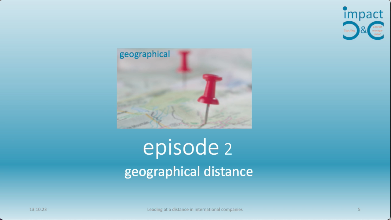 leading at a distance - 2 - geographical distance